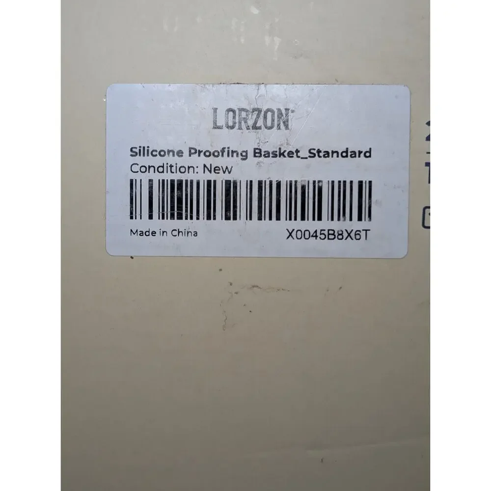 Lorzon Silicone Proofing Basket Set 9 Round 10 Oval Bread Banneton New